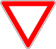 Verkehrszeichen Achtung