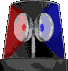 GIF-Animation Alarmlampe im Pixel-Style