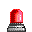 GIF-Animation Alarmlampe im Pixel-Style
