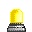 GIF-Animation Alarmlampe im Pixel-Style