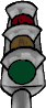 GIF-Animation Ampel im Pixel-Style