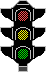 GIF-Animation Ampel im Pixel-Style