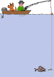 GIF-Animation Angeln im Pixel-Style