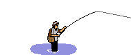 GIF-Animation Angeln im Pixel-Style
