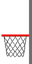 GIF-Animation Basketball im Pixel-Style
