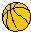 GIF-Animation Basketball im Pixel-Style