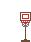 GIF-Animation Basketball im Pixel-Style