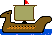 GIF-Animation Boot im Pixel-Style