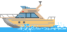 GIF-Animation Boot im Pixel-Style