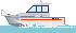 GIF-Animation Boot im Pixel-Style