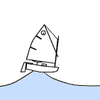 GIF-Animation Boot im Pixel-Style
