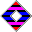 GIF-Animation Buntes im Pixel-Style