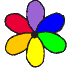 GIF-Animation Buntes im Pixel-Style