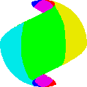 GIF-Animation Buntes im Pixel-Style