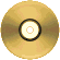 Animation im Uhrzeigersinn rotierende goldene CD