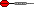 Animation Dartpfeil farbwechselnd rot orange gelb