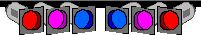 GIF-Animation Discolicht im Pixel-Style