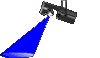 GIF-Animation Discolicht im Pixel-Style