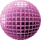 GIF-Animation Discolicht im Pixel-Style