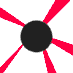 GIF-Animation Discolicht im Pixel-Style