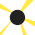 GIF-Animation Discolicht im Pixel-Style