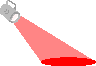 GIF-Animation Discolicht im Pixel-Style