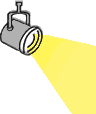 GIF-Animation Discolicht im Pixel-Style