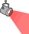 GIF-Animation Discolicht im Pixel-Style