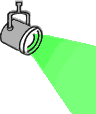 GIF-Animation Discolicht im Pixel-Style