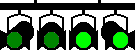 GIF-Animation Discolicht im Pixel-Style