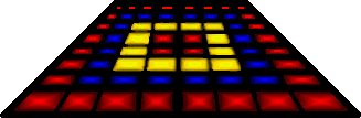 GIF-Animation Discolicht im Pixel-Style