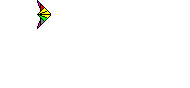 GIF-Animation Drachen (Kite) im Pixel-Style