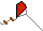 GIF-Animation Drachen (Kite) im Pixel-Style