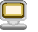 Animation gelber Brief fliegt aus dem Monitor