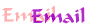 Animierter Text Email an verschiedenen Stellen in verschiedenen Farben
