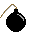 GIF-Animation Explosives im Pixel-Style
