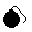GIF-Animation Explosives im Pixel-Style