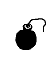 GIF-Animation Explosives im Pixel-Style