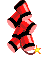 GIF-Animation Explosives im Pixel-Style