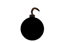 GIF-Animation Explosives im Pixel-Style
