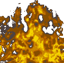 GIF-Animation Feuer im Pixel-Style