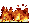 GIF-Animation Feuer im Pixel-Style