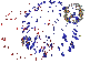 GIF-Animation buntes Feuerwerk im Pixel-Style