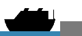 GIF-Animation Schiff im Pixel-Style