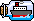 GIF-Animation Schiff im Pixel-Style