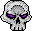 GIF-Animation Totenkopf im Pixel-Style