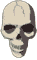 GIF-Animation Totenkopf im Pixel-Style