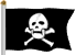 GIF-Animation Totenkopf im Pixel-Style