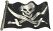 GIF-Animation Totenkopf im Pixel-Style