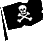GIF-Animation Totenkopf im Pixel-Style